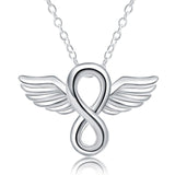 fashion silver color jewelry elegant charm necklace women