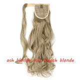 s-noilite 23" Long Curly Clip In Hair Tail False Hair Ponytail