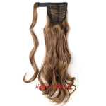 s-noilite 23" Long Curly Clip In Hair Tail False Hair Ponytail
