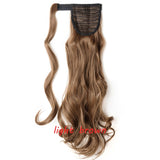 s-noilite 23" Long Curly Clip In Hair Tail False Hair Ponytail