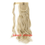 s-noilite 23" Long Curly Clip In Hair Tail False Hair Ponytail