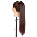 s-noilite 23" Long Curly Clip In Hair Tail False Hair Ponytail