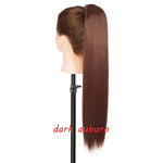 s-noilite 23" Long Curly Clip In Hair Tail False Hair Ponytail