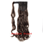 s-noilite 23" Long Curly Clip In Hair Tail False Hair Ponytail