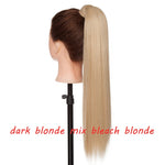 s-noilite 23" Long Curly Clip In Hair Tail False Hair Ponytail