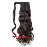 s-noilite 23" Long Curly Clip In Hair Tail False Hair Ponytail