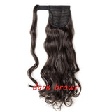 s-noilite 23" Long Curly Clip In Hair Tail False Hair Ponytail