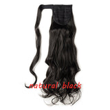 s-noilite 23" Long Curly Clip In Hair Tail False Hair Ponytail