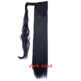 s-noilite 23" Long Curly Clip In Hair Tail False Hair Ponytail