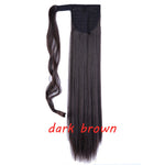 s-noilite 23" Long Curly Clip In Hair Tail False Hair Ponytail