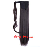 s-noilite 23" Long Curly Clip In Hair Tail False Hair Ponytail