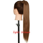 s-noilite 23" Long Curly Clip In Hair Tail False Hair Ponytail