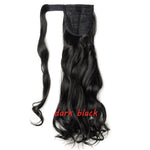 s-noilite 23" Long Curly Clip In Hair Tail False Hair Ponytail