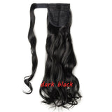 s-noilite 23" Long Curly Clip In Hair Tail False Hair Ponytail