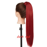 s-noilite 23" Long Curly Clip In Hair Tail False Hair Ponytail