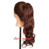 s-noilite 23" Long Curly Clip In Hair Tail False Hair Ponytail