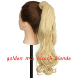 s-noilite 23" Long Curly Clip In Hair Tail False Hair Ponytail