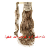 s-noilite 23" Long Curly Clip In Hair Tail False Hair Ponytail