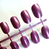 Artificial Oval Fake Nails Clear Plastic Soft Pink False Nails