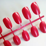 Artificial Oval Fake Nails Clear Plastic Soft Pink False Nails