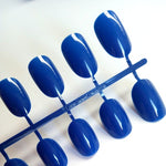 Artificial Oval Fake Nails Clear Plastic Soft Pink False Nails