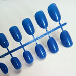Artificial Oval Fake Nails Clear Plastic Soft Pink False Nails