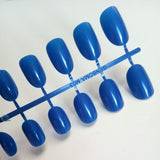 Artificial Oval Fake Nails Clear Plastic Soft Pink False Nails