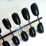 Artificial Oval Fake Nails Clear Plastic Soft Pink False Nails