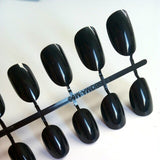 Artificial Oval Fake Nails Clear Plastic Soft Pink False Nails