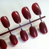 Artificial Oval Fake Nails Clear Plastic Soft Pink False Nails