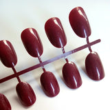 Artificial Oval Fake Nails Clear Plastic Soft Pink False Nails