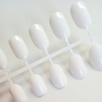 Artificial Oval Fake Nails Clear Plastic Soft Pink False Nails