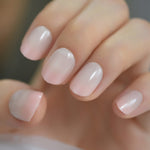 Ombre French Ballerina Fake Nail