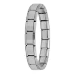 Women's Jewelry  Itanlian Elastic Charm Bracelet  Fashion Silver Stainless Steel Bangle ST-Silver