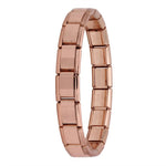 Women's Jewelry  Itanlian Elastic Charm Bracelet  Fashion Silver Stainless Steel Bangle ST-Silver