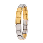 Women's Jewelry  Itanlian Elastic Charm Bracelet  Fashion Silver Stainless Steel Bangle ST-Silver