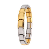 Women's Jewelry  Itanlian Elastic Charm Bracelet  Fashion Silver Stainless Steel Bangle ST-Silver