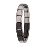 Women's Jewelry  Itanlian Elastic Charm Bracelet  Fashion Silver Stainless Steel Bangle ST-Silver