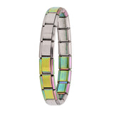 Women's Jewelry  Itanlian Elastic Charm Bracelet  Fashion Silver Stainless Steel Bangle ST-Silver
