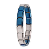 Women's Jewelry  Itanlian Elastic Charm Bracelet  Fashion Silver Stainless Steel Bangle ST-Silver