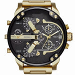 Montre luxe Military Clock Leather  Watch Men's Sport Quartz Diesels Watch