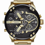 Montre luxe Military Clock Leather  Watch Men's Sport Quartz Diesels Watch