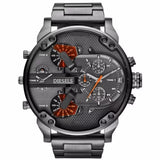Montre luxe Military Clock Leather  Watch Men's Sport Quartz Diesels Watch
