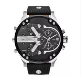 Montre luxe Military Clock Leather  Watch Men's Sport Quartz Diesels Watch
