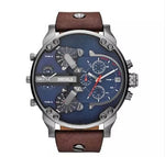 Montre luxe Military Clock Leather  Watch Men's Sport Quartz Diesels Watch