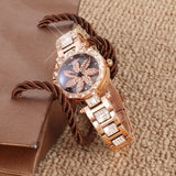 Fashion Rotation Flower Diamond Women Watches