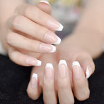 Ombre French Ballerina Fake Nail