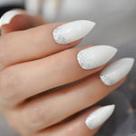 Ombre French Ballerina Fake Nail
