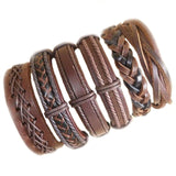 Mix Styles Braided Bracelets Leather Bracelets For Men