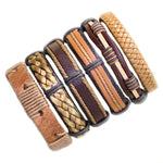 Mix Styles Braided Bracelets Leather Bracelets For Men